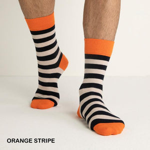 Snug Socks - Orange Stripe