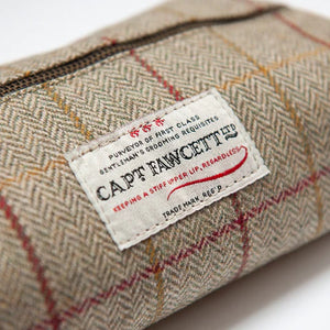 Captain Fawcett's Tweed Wash Bag (CF.318)