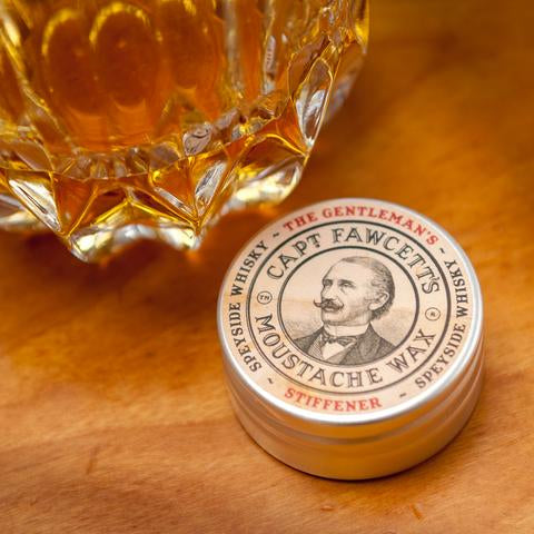 Captain Fawcett's Gentlemen's Stiffener Malt Whisky Moustache Wax